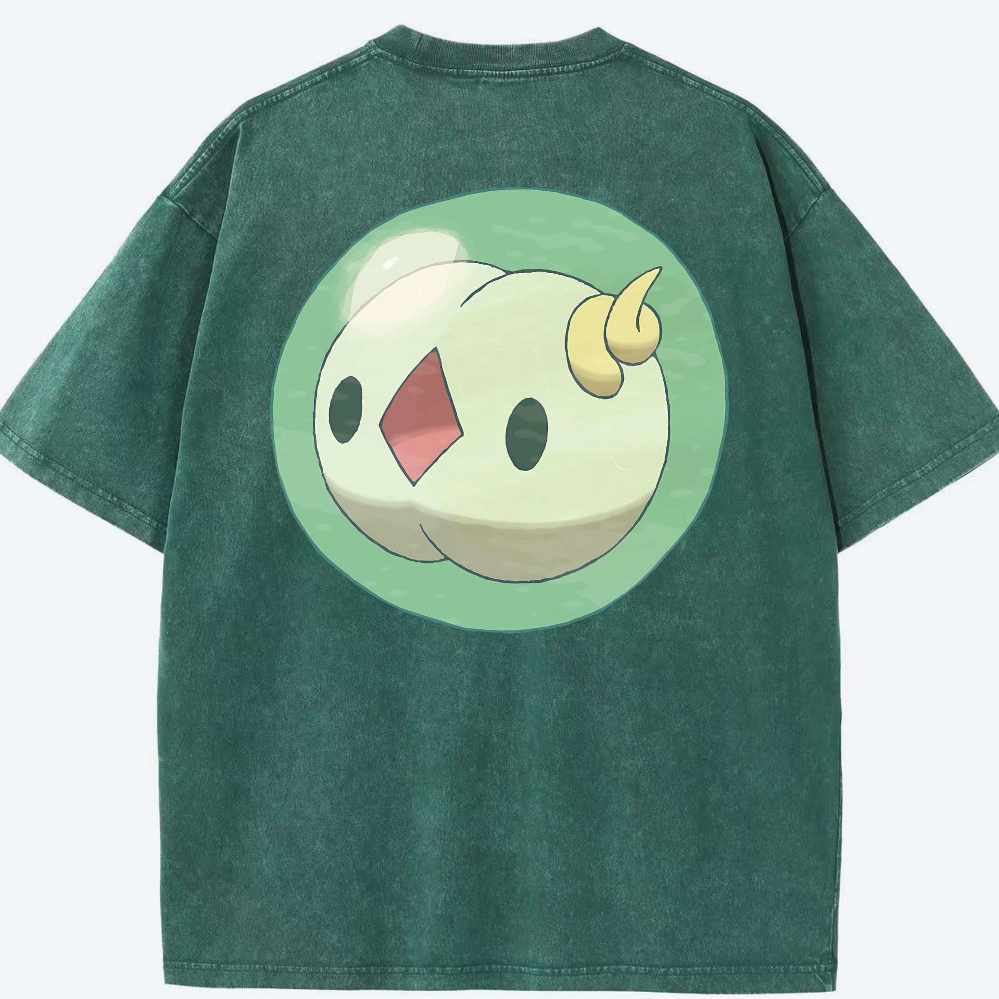 （画像用） ポケットモンスター Pokémon 綿100% ヴィンテージ風 半袖Tシャツ（背面プリント）